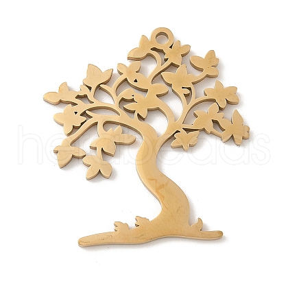 304 Stainless Steel Pendants STAS-V016-12G-1