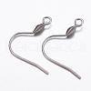 304 Stainless Steel Earring Hooks STAS-K146-034-20x21mm-1