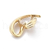 Brass Micro Pave Cubic Zirconia Pendants KK-D283-07G-2