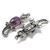 Dual-use Items Alloy Crocodile Brooch JEWB-C026-01B-AS-2