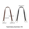 2Pcs 2 Colors Imitation Leather Bag Handles FIND-WR0002-68P-6