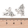 Tibetan Style Alloy Message Charms X-TIBEP-Q043-095-RS-3