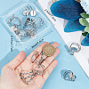 Beebeecraft 16Pcs 201 Stainless Steel Cuff Ring Findings RJEW-BBC0001-17-3
