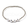 Love Heart Beads Stretch Bracelets Set for Teen Girl Women BJEW-JB06999-7