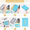 SUPERFINDINGS 3 Rolls 3 Colors Heat Transfer Vinyl Sheets DIY-FH0003-44-3