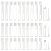   150 Sets 3 Styles Clear Glass Bottles MRMJ-PH0001-76-1