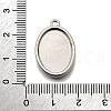 304 Stainless Steel Pendant Cabochon Settings STAS-S181-02P-E-3