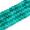 Dyed Natural White Jade Beads Strands G-T139-59A-09-4