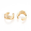 Brass Cuff Earrings KK-T074-40G-4