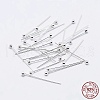 925 Sterling Silver Head Pins STER-F036-20S-1.5x15-3