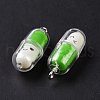 Translucent Plastic Pendants KY-L006-29D-4
