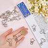 SUNNYCLUE 20Sets 2 Styles Alloy Swivel Clasps FIND-SC0011-12-3