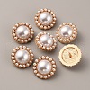 Plastic Imitation Pearl Shank Buttons DIY-WH0034-64KCG-1