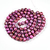 Baking Painted Glass Beads Strands X-DGLA-N003-10mm-B03-3