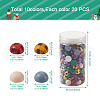 Craftdady 200Pcs Schima Wood Cabochons WOOD-CD0001-25-3