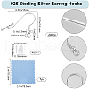 Beebeecraft 10 Pairs 925 Sterling Silver Earring Hooks STER-BBC0006-82-2