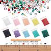 Olycraft 10Bag 10 Color Transparent Acrylic Rhinestone Cabochons TACR-OC0001-08-2