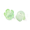 Transparent Acrylic Beads Caps OACR-B022-01D-2