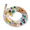 Electroplate Transparent Glass Beads Strands EGLA-A035-T4mm-HL01-2