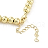 Brass Beaded Necklaces NJEW-L170-08C-G-3