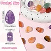 16Pcs 8 Styles Natural Agate & Amethyst & Topaz Jade & Green Aventurine & Red Agate & Tiger Eye & White Agate G-CJ0001-80-2