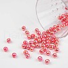Faceted Colorful Eco-Friendly Poly Styrene Acrylic Round Beads SACR-K001-6mm-65-3