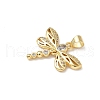 Brass Micro Pave Cubic Zirconia Pendants KK-Q068-09A-G-2