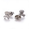 Tarnish Resistant 304 Stainless Steel Stud Earrings X-EJEW-F227-16P-2