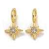 Rack Plating Brass Micro Pave Cubic Zirconia Pendants KK-C074-63G-1