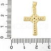 Brass Micro Pave Cubic Zirconia Pendants KK-P293-21A-G-3