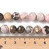 Natural Argentina Rhodonite Beads Strands G-G271-B02-8mm-5