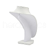 MDF Covered with PU Leather Bust Shaped Necklace Display Stands ODIS-S015-02A-3