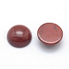 Natural Red Jasper Cabochons G-P393-R44-14.5mm-2