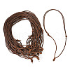 Eco-Friendly Korean Waxed Polyester Braided Adjustable Necklace Makings NJEW-TAC0015-01-9