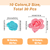 HOBBIESAY 20 Style Food Grade Eco-Friendly Silicone Beads SIL-HY0001-16-2