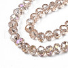 Electroplate Glass Beads Strands EGLA-A034-T2mm-B24-3