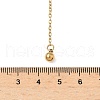 304 Stainless Steel Round Ball Y Tassel Necklaces NJEW-D322-01G-3