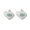 Rack Plating Alloy Enamel Pendants FIND-I038-02-2