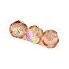 30Pcs Gradient Color & UV Plating Rainbow Iridescent Opaque Resin Beads PW-WG6C260-10-5