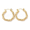 Ion Plating(IP) 304 Stainless Steel Hoop Earrings EJEW-Z022-06G-1