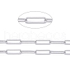 Tarnish Resistant 304 Stainless Steel Paperclip Chains CHS-F011-03B-P-1