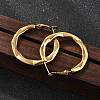 201 Stainless Steel Hoop Earrings EJEW-P304-09G-2