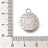 Anti-Tarnish 304 Stainless Steel Pendants STAS-I321-15P-3