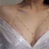 Alloy Crystal Rhinestone Tassel Bikini Sexy Body Chains for Beach Party FS-WG856A8-03-2