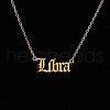 Twelve Constellations Stainless Steel Pendant Necklaces WG80545-02-1