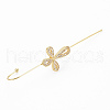 Bowknot Stud Earring EJEW-N099-016-NF-3