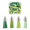 60Pcs 4 Colors Faux Suede Tassel Pendant Decorations FIND-LS0001-04B-1