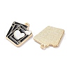Alloy Enamel Pendants ENAM-O001-11M-G-2