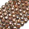 Natural Starburst Jasper Beads Strands G-C116-A136-01-2