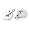 Non-Tarnish 304 Stainless Steel Pendants STAS-Z042-17P-2